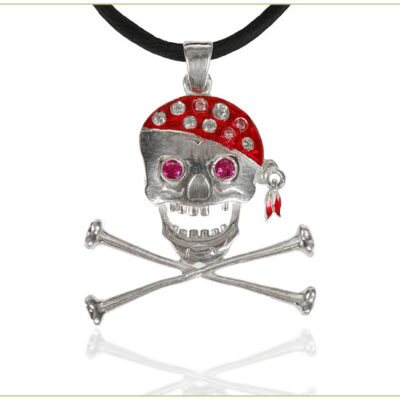 Skull and Crossed Bones Charm