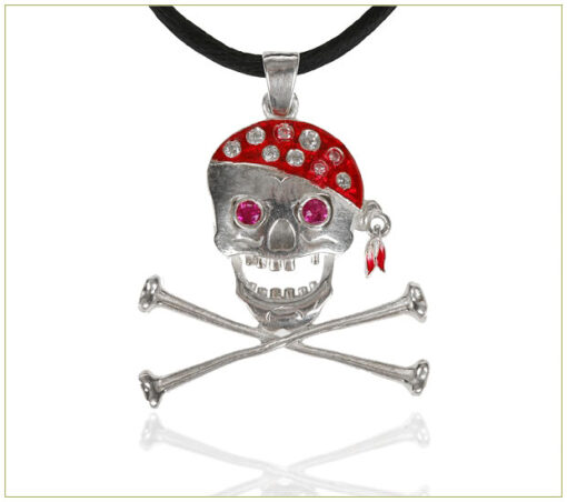 Skull and Crossed Bones Charm