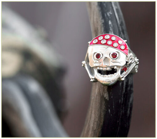 Pirate Skull Ring - Image 4