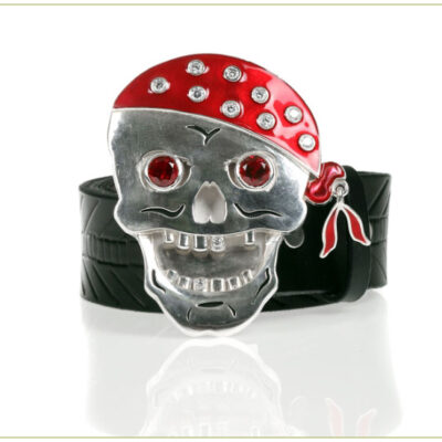 Large Skull Belt Buckle