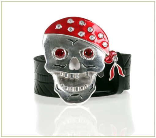 Large Skull Belt Buckle