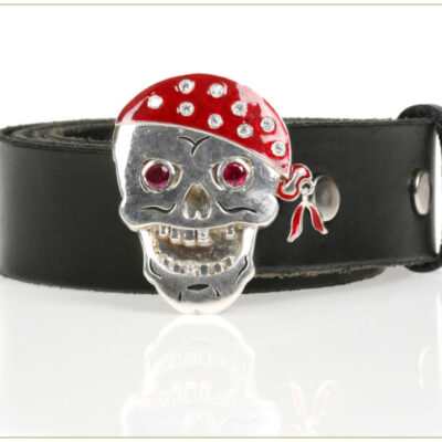 Small Skull Belt Buckle