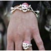 Skull and Crossed Bones Bracelet - Image 4