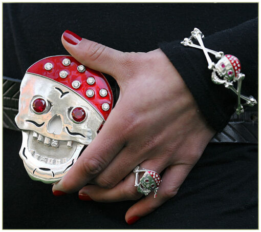 Large Skull Belt Buckle - Image 2