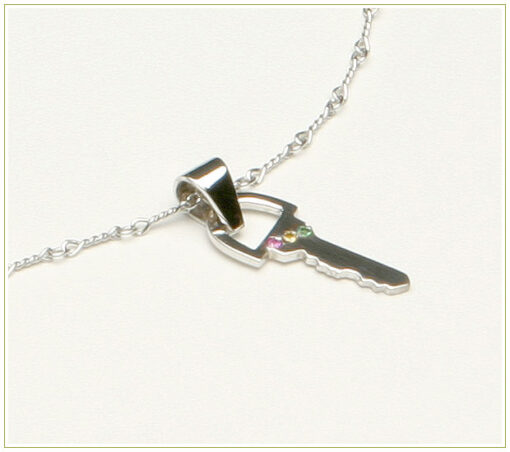 Twisted link ankle bracelet
