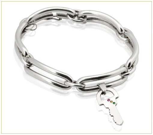 Elongated link bracelet