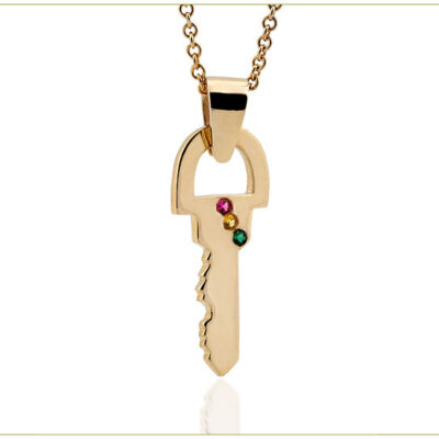 Chain Necklace with Key